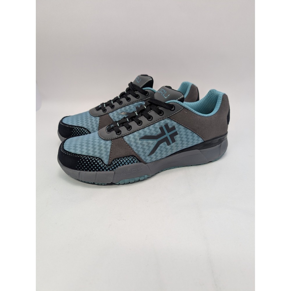 Kuru Quantum Blue Grey Mesh Orthopedic Walking Running Shoes Womens 7.5 20130575